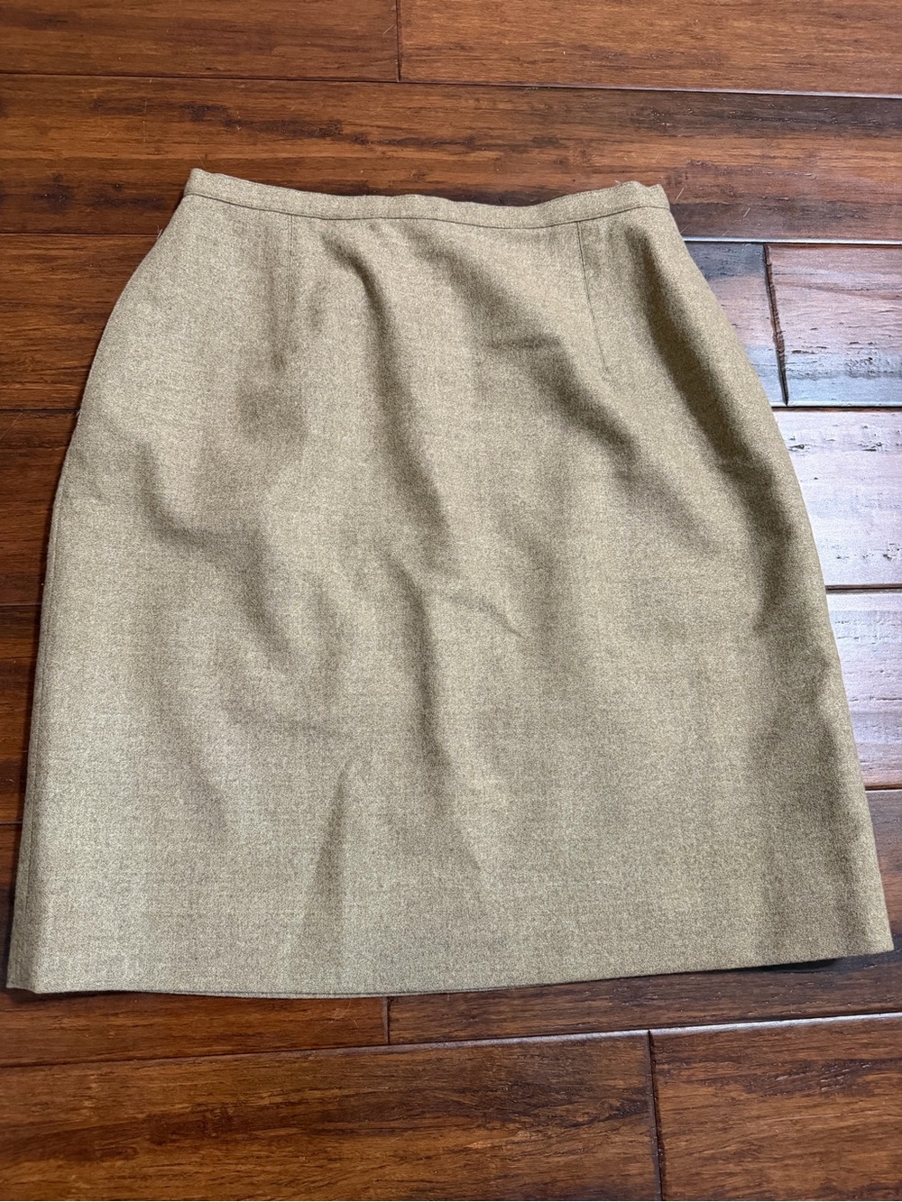 Dior Tailored Camel Pencil Skirt